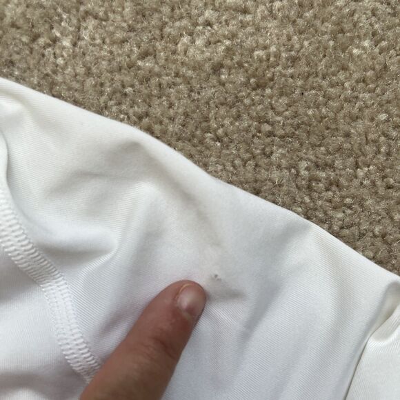 RLX Ralph Lauren 1/4 Zip Pullover Womens Small White Golf Performance Pickleball - Picture 3 of 7